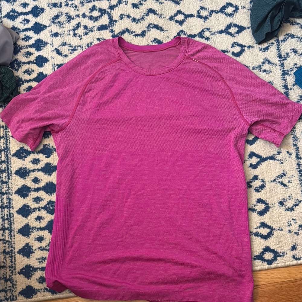Lululemon Athletica Pink Short Sleeve Tee